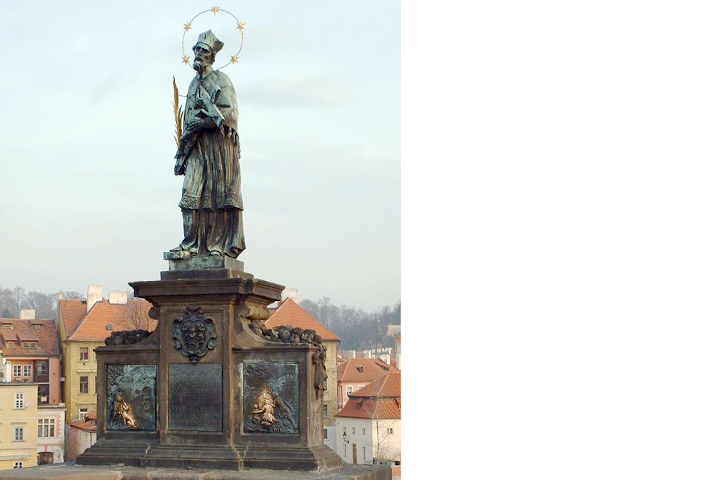 Sv. Jan Nepomuk na Karlovom mostu u Pragu