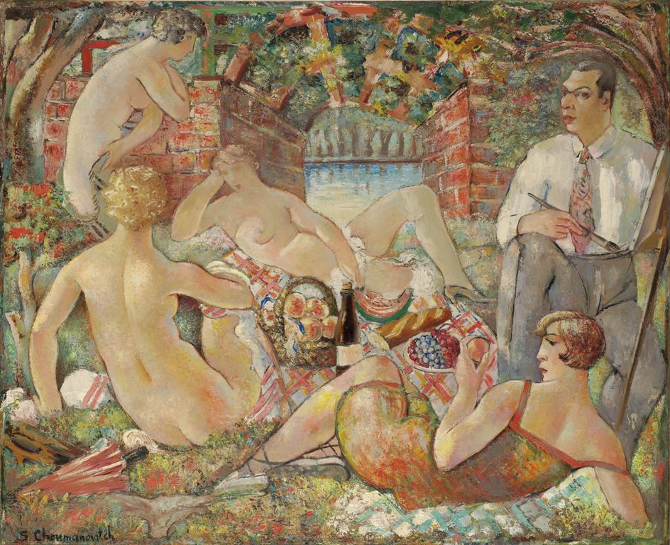 S. Sumanovic, Dorucak na travi, 1927
